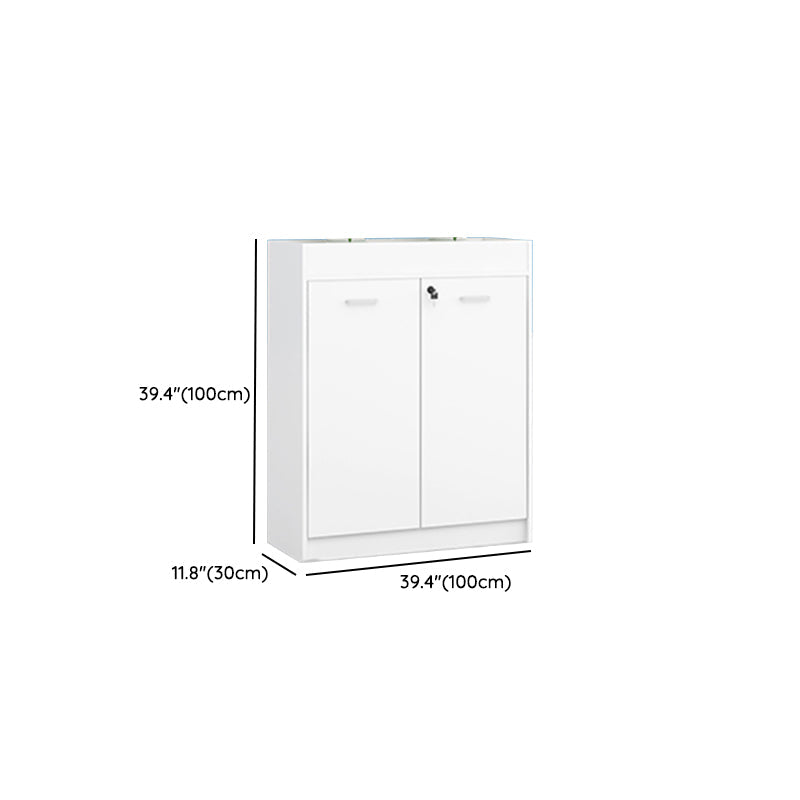 Modern Lateral Cabinet Wooden Frame Key Locking File Cabinet Clearhalo 'Filing Cabinets' 'filling_cabinets' 'furn' 'furn_filling_cabinets' 'Furniture' 'Office Furniture' 7587692