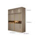 Modern Sliding Door Wardrobe Cabinet Bedroom Wooden Storage Armoire