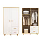 Rectangular Wardrobe Cabinet Modern Simple Wooden Wardrobe Cabinet