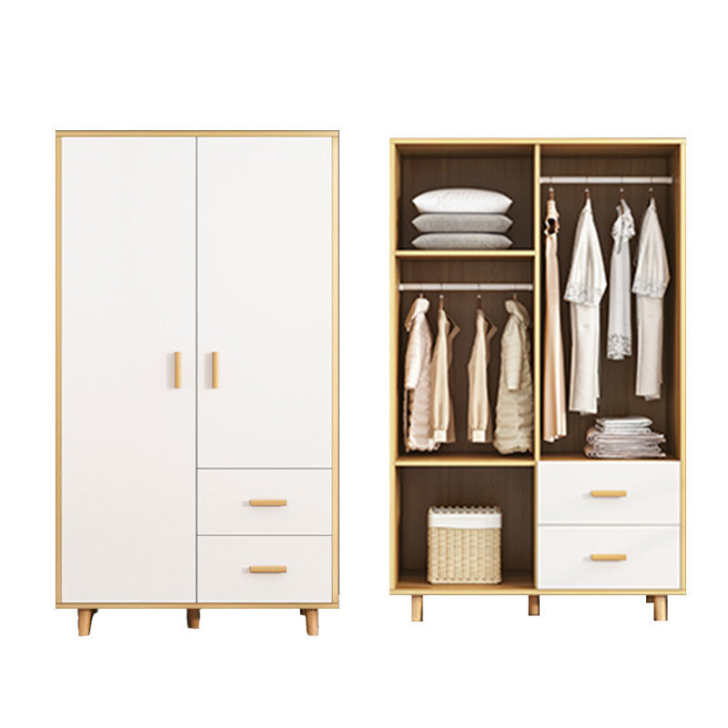 Rectangular Wardrobe Cabinet Modern Simple Wooden Wardrobe Cabinet