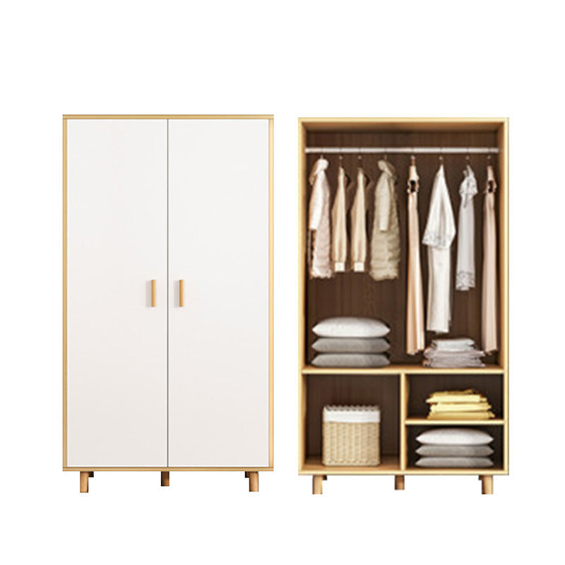 Rectangular Wardrobe Cabinet Modern Simple Wooden Wardrobe Cabinet