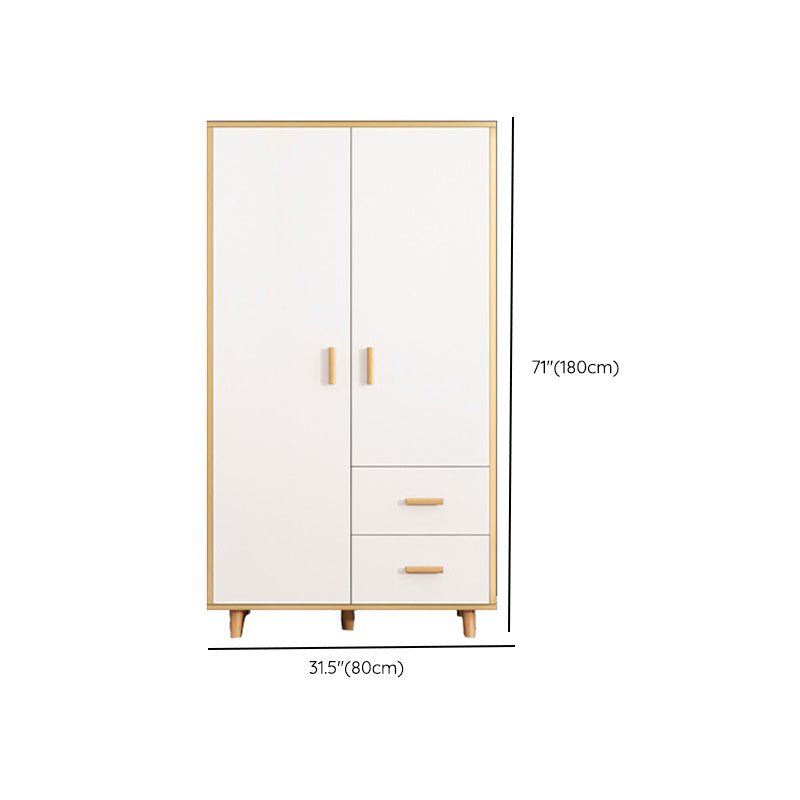 Rectangular Wardrobe Cabinet Modern Simple Wooden Wardrobe Cabinet