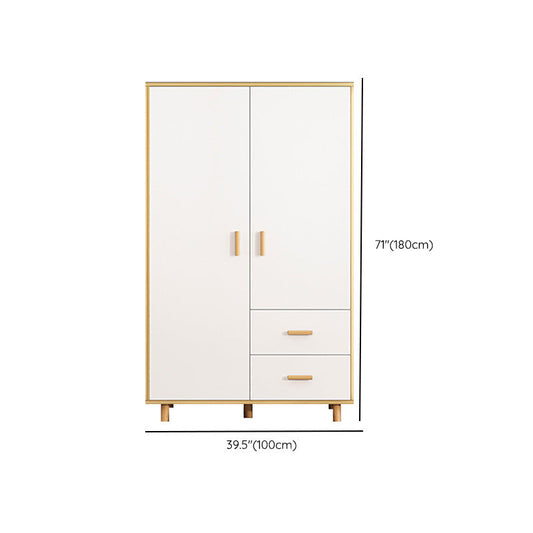 Rectangular Wardrobe Cabinet Modern Simple Wooden Wardrobe Cabinet