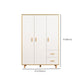 Rectangular Wardrobe Cabinet Modern Simple Wooden Wardrobe Cabinet