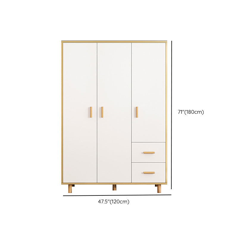 Rectangular Wardrobe Cabinet Modern Simple Wooden Wardrobe Cabinet