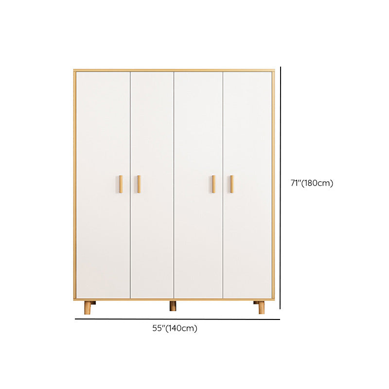 Rectangular Wardrobe Cabinet Modern Simple Wooden Wardrobe Cabinet