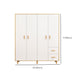 Rectangular Wardrobe Cabinet Modern Simple Wooden Wardrobe Cabinet