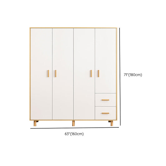 Rectangular Wardrobe Cabinet Modern Simple Wooden Wardrobe Cabinet
