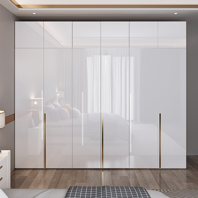 Camera da letto morbida porte chiuse armadi moderni moderni armadio del guardaroba in legno