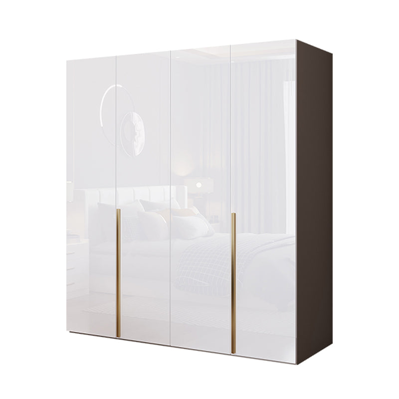 Camera da letto morbida porte chiuse armadi moderni moderni armadio del guardaroba in legno