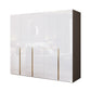 Bedroom Soft Close Doors Armoire Modern Style Wooden Wardrobe Cabinet