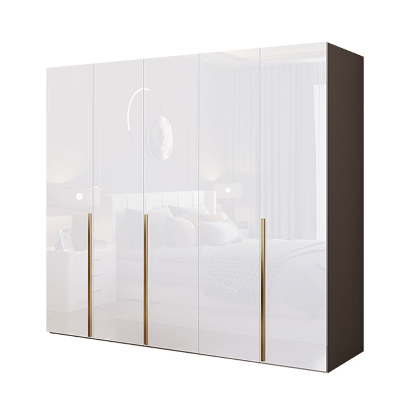 Camera da letto morbida porte chiuse armadi moderni moderni armadio del guardaroba in legno