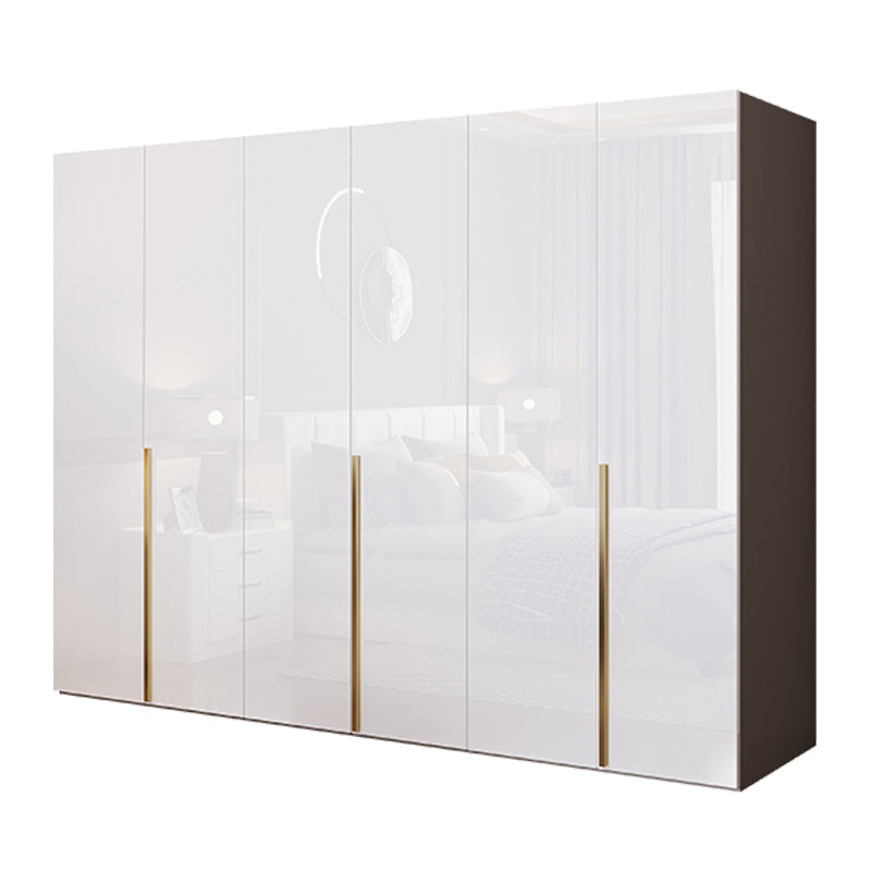 Bedroom Soft Close Doors Armoire Modern Style Wooden Wardrobe Cabinet