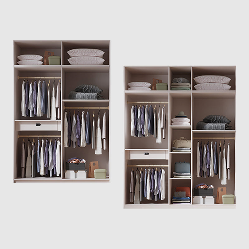 Camera da letto morbida porte chiuse armadi moderni moderni armadio del guardaroba in legno