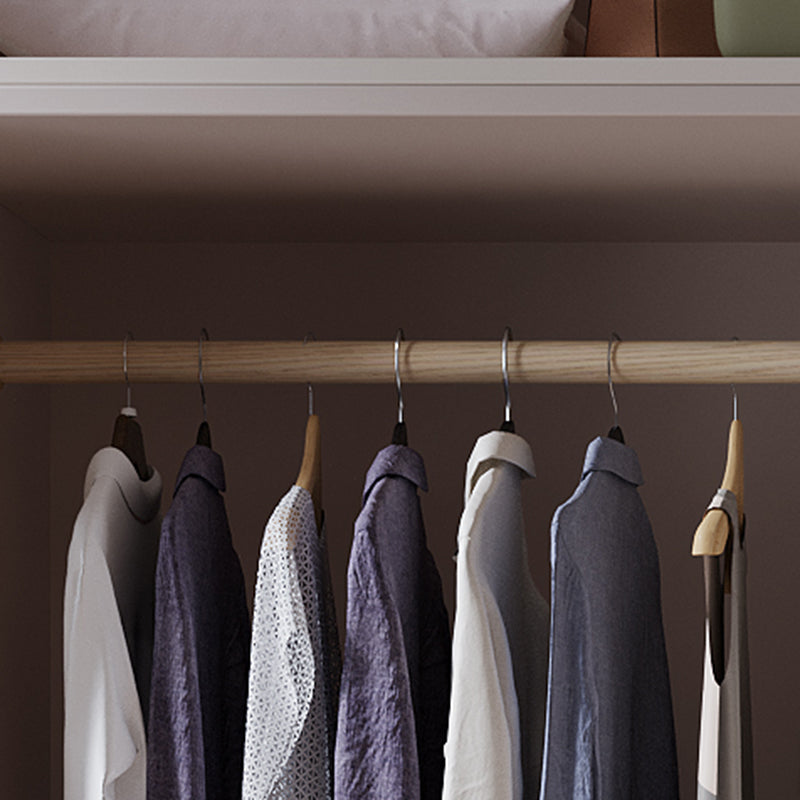 Camera da letto morbida porte chiuse armadi moderni moderni armadio del guardaroba in legno