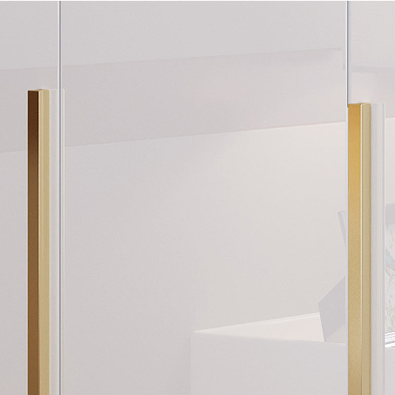 Camera da letto morbida porte chiuse armadi moderni moderni armadio del guardaroba in legno