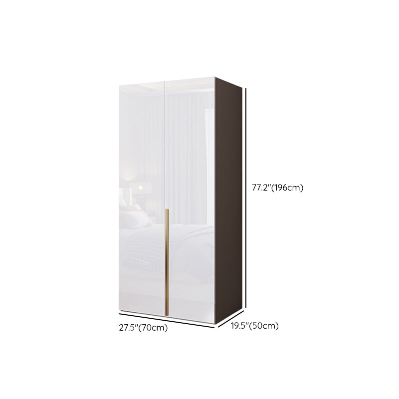 Camera da letto morbida porte chiuse armadi moderni moderni armadio del guardaroba in legno