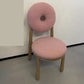 Nordic Armless Backrest Cushion Chair with Wooden Legs for Dining Room