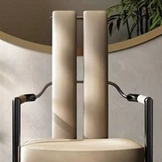 Modern Style Arm Chair Open Back Metal Dining Accent Chair for Home Clearhalo 'Dining Chairs' 'Dining Tables & Seating' 'dining_chair' 'furn' 'furn_dining_chair' 'Furniture' 'Kitchen & Dining Furniture' 7589254