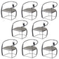 Modern Style Arm Chair Open Back Metal Dining Accent Chair for Home Black White 8 Piece Set Clearhalo 'Dining Chairs' 'Dining Tables & Seating' 'dining_chair' 'furn' 'furn_dining_chair' 'Furniture' 'Kitchen & Dining Furniture' 7589273