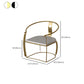 Modern Style Arm Chair Open Back Metal Dining Accent Chair for Home Clearhalo 'Dining Chairs' 'Dining Tables & Seating' 'dining_chair' 'furn' 'furn_dining_chair' 'Furniture' 'Kitchen & Dining Furniture' 7589299