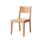 Nordic Armless Backrest Wood Chair with Wooden Legs for Dining Room Clearhalo 'Dining Chairs' 'Dining Tables & Seating' 'dining_chair' 'furn' 'furn_dining_chair' 'Furniture' 'Kitchen & Dining Furniture' 7589342