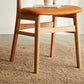 Contemporary Open Side Dining Chair Wooden Upholstered Chair for Dining Room
