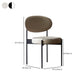 Silla lateral de estilo industrial silla de comedor lateral con marco de metal