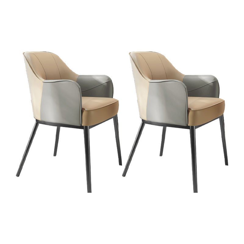 Sedia a braccio in stile industriale sedia da pranzo in vetro per camera da letto