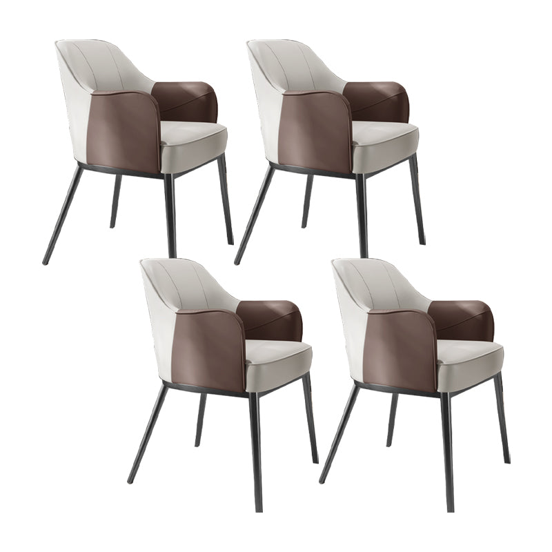 Sedia a braccio in stile industriale sedia da pranzo in vetro per camera da letto