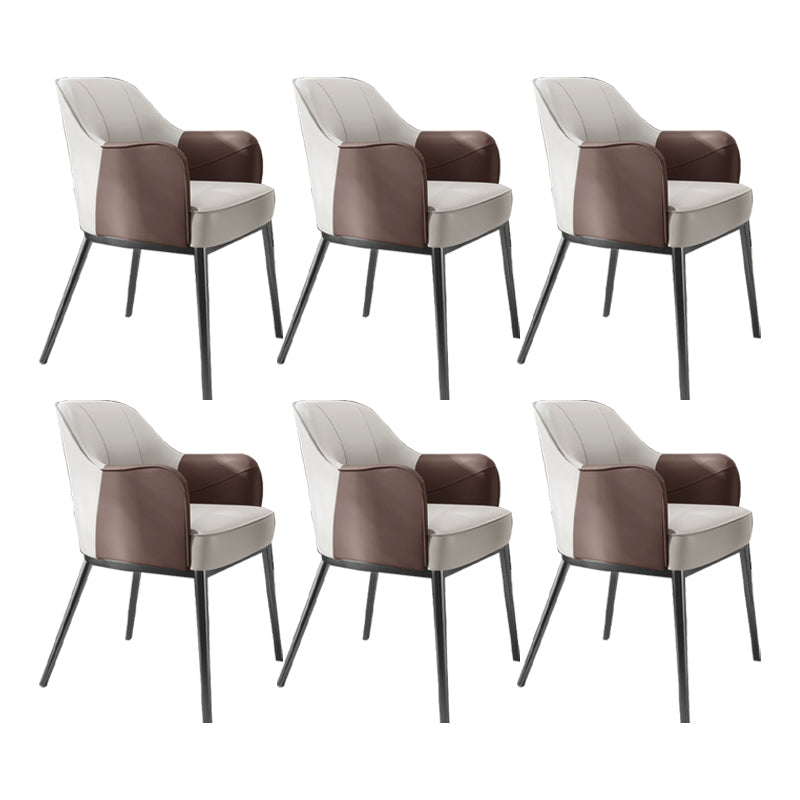 Sedia a braccio in stile industriale sedia da pranzo in vetro per camera da letto