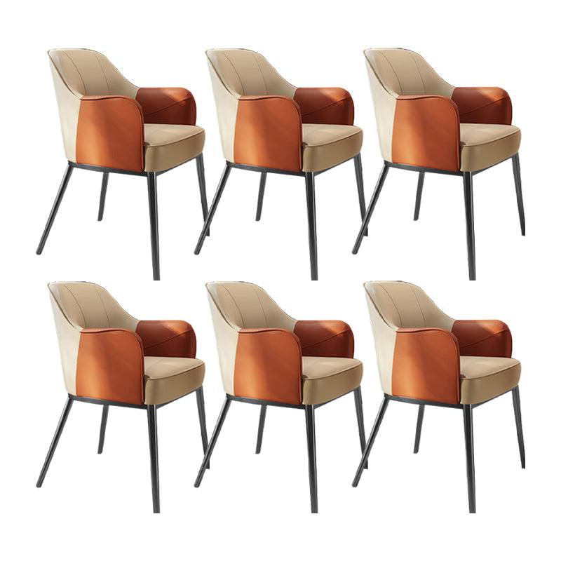 Sedia a braccio in stile industriale sedia da pranzo in vetro per camera da letto