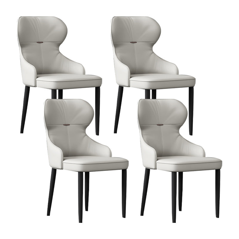 Industrial Style Arm Chair Faux Leather Wingback Chair for Living Room