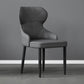 Industrial Style Arm Chair Faux Leather Wingback Chair for Living Room