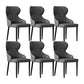 Industrial Style Arm Chair Faux Leather Wingback Chair for Living Room