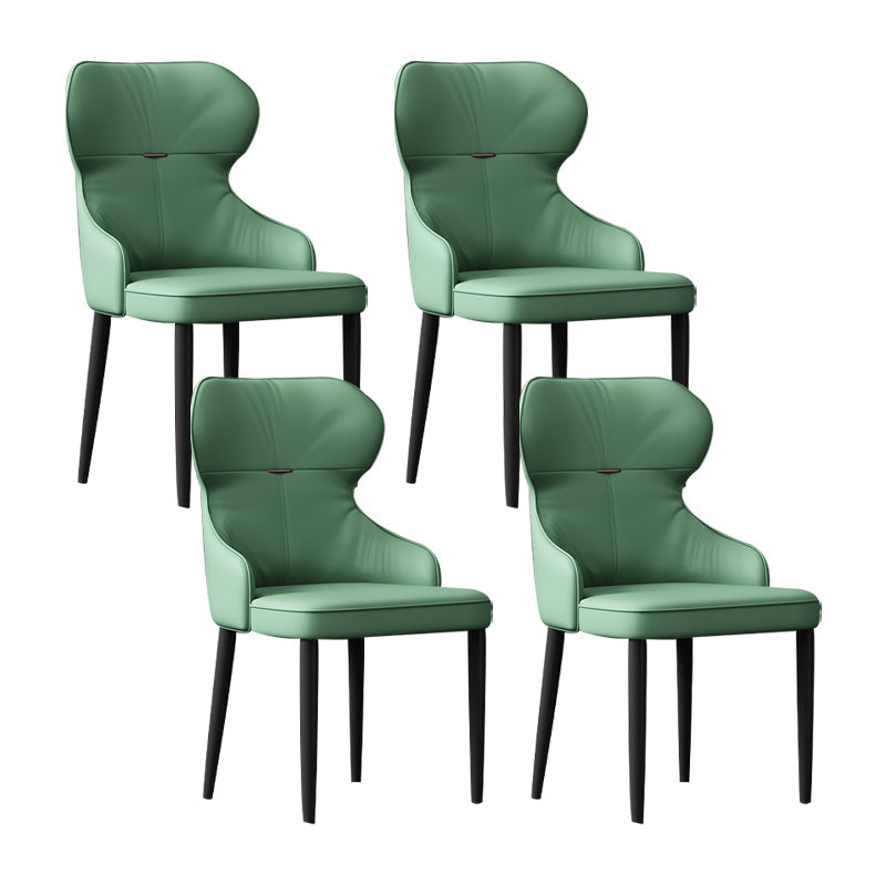 Industrial Style Arm Chair Faux Leather Wingback Chair for Living Room