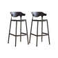 Sillas de mostrador de barra de bar de acrílico contemporáneo
