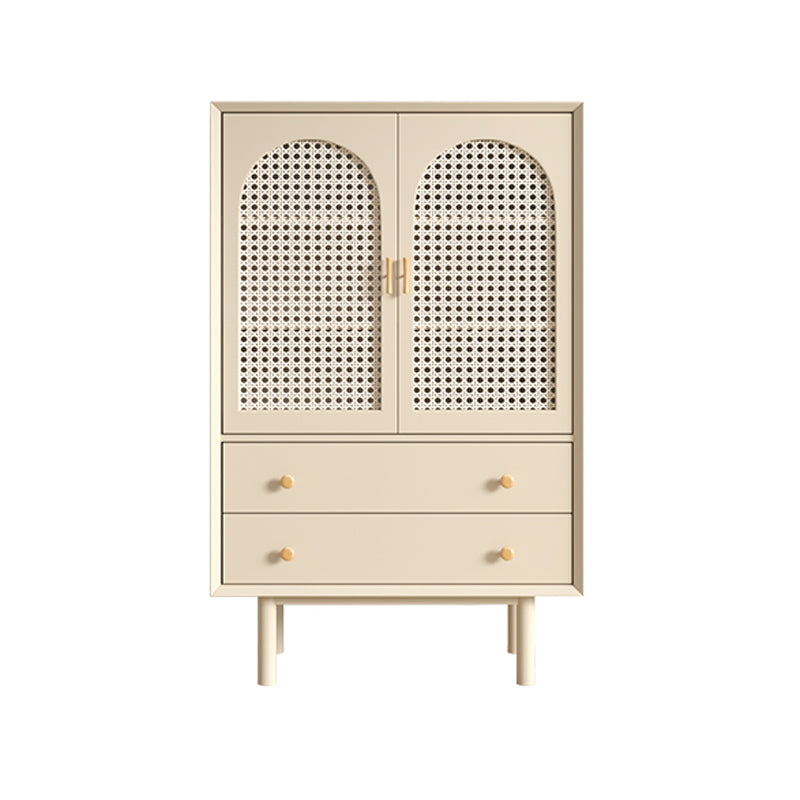 Server moderno del server da pranzo ingegnerizzato in legno con cassetti per la cucina