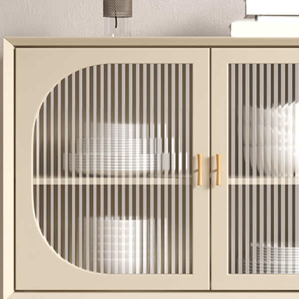 Server moderno del server da pranzo ingegnerizzato in legno con cassetti per la cucina