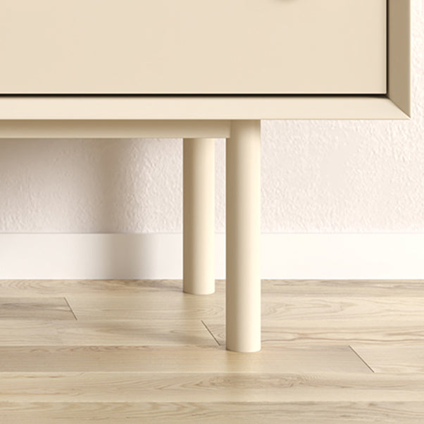 Server moderno del server da pranzo ingegnerizzato in legno con cassetti per la cucina