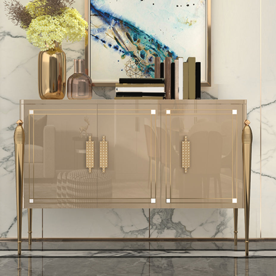 Tavolo moderno tavolo da tavolo ingegnerizzato in legno con porte per soggiorno