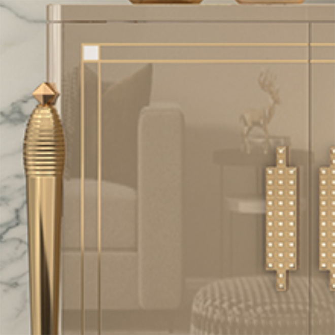 Tavolo moderno tavolo da tavolo ingegnerizzato in legno con porte per soggiorno