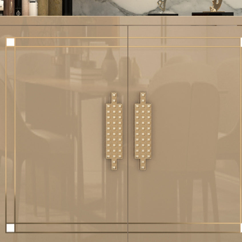 Tavolo moderno tavolo da tavolo ingegnerizzato in legno con porte per soggiorno