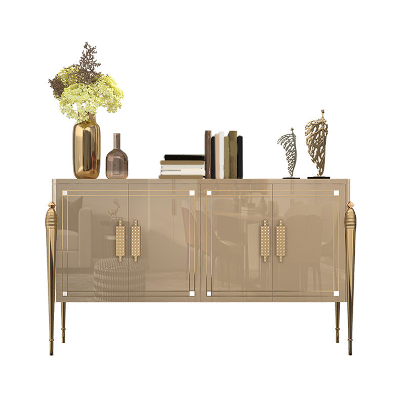 Tavolo moderno tavolo da tavolo ingegnerizzato in legno con porte per soggiorno