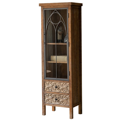 Armoire du buffet en bois massif moderne avec portes pour salle à manger