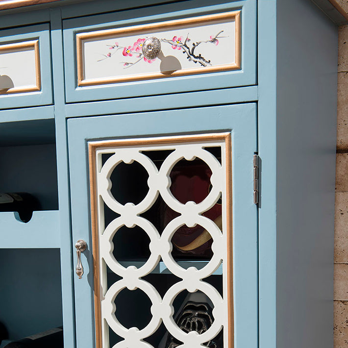 Glam Dining Buffet Birch Buffet Table with Doors for Dining Room Clearhalo 'buffet_sideboard' 'Buffets & Sideboards' 'furn' 'furn_buffet_sideboard' 'Furniture' 'Kitchen & Dining Furniture' 7589907