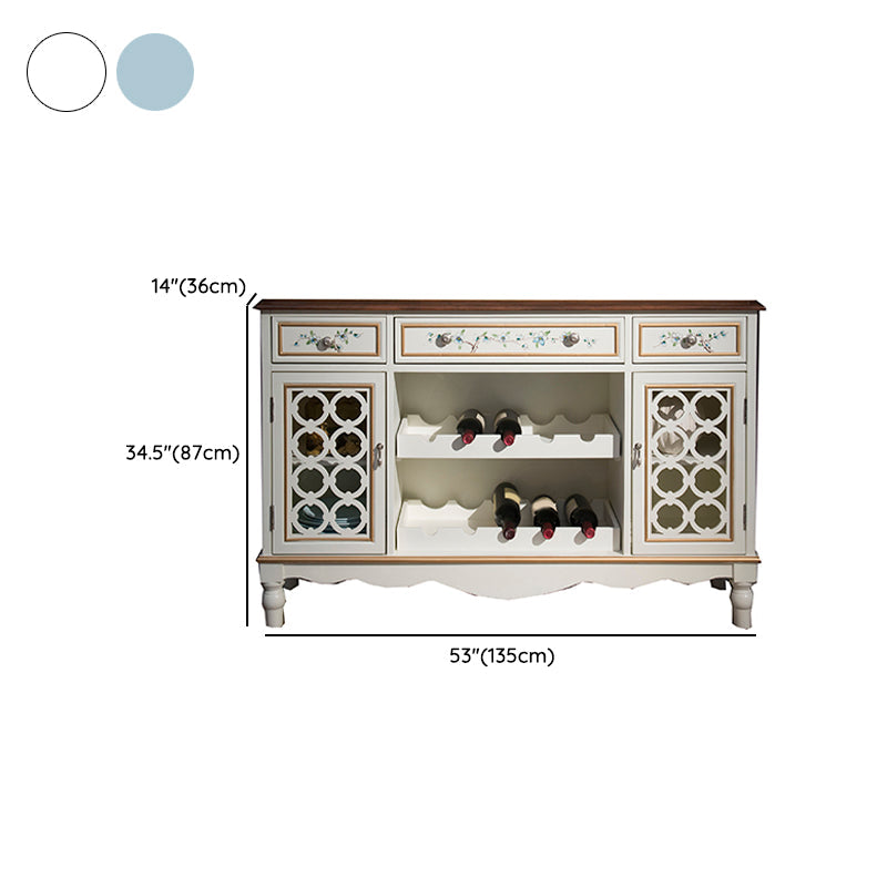 Glam Dining Buffet Birch Buffet Table with Doors for Dining Room Clearhalo 'buffet_sideboard' 'Buffets & Sideboards' 'furn' 'furn_buffet_sideboard' 'Furniture' 'Kitchen & Dining Furniture' 7589910