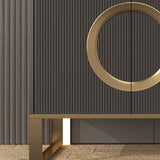 Tavolo da tavolo da tavolo a buffet glam tavolo da sideboard con cassetti per sala da pranzo