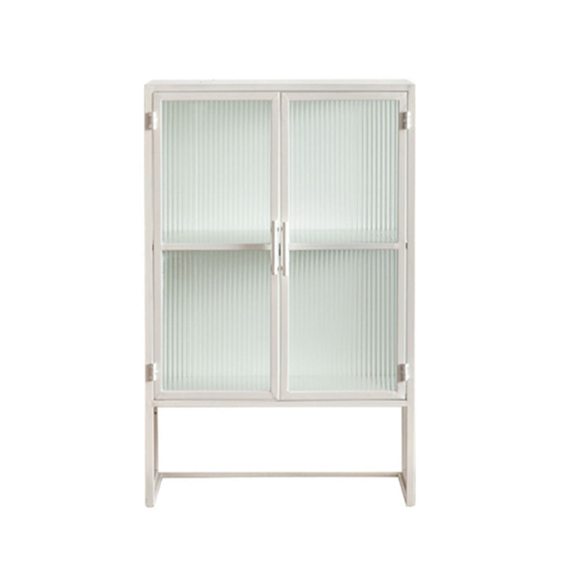 Mobile moderno in metallo porte in vetro mobile a buffet per sala da pranzo