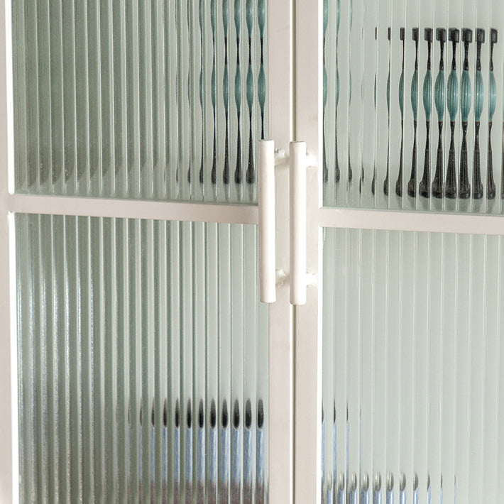 Mobile moderno in metallo porte in vetro mobile a buffet per sala da pranzo